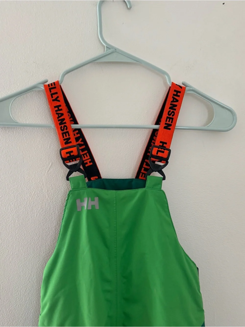 Helly Hansen Kids Legendary Waterproof Snow Bib Pants Green Navy - Size 110/5